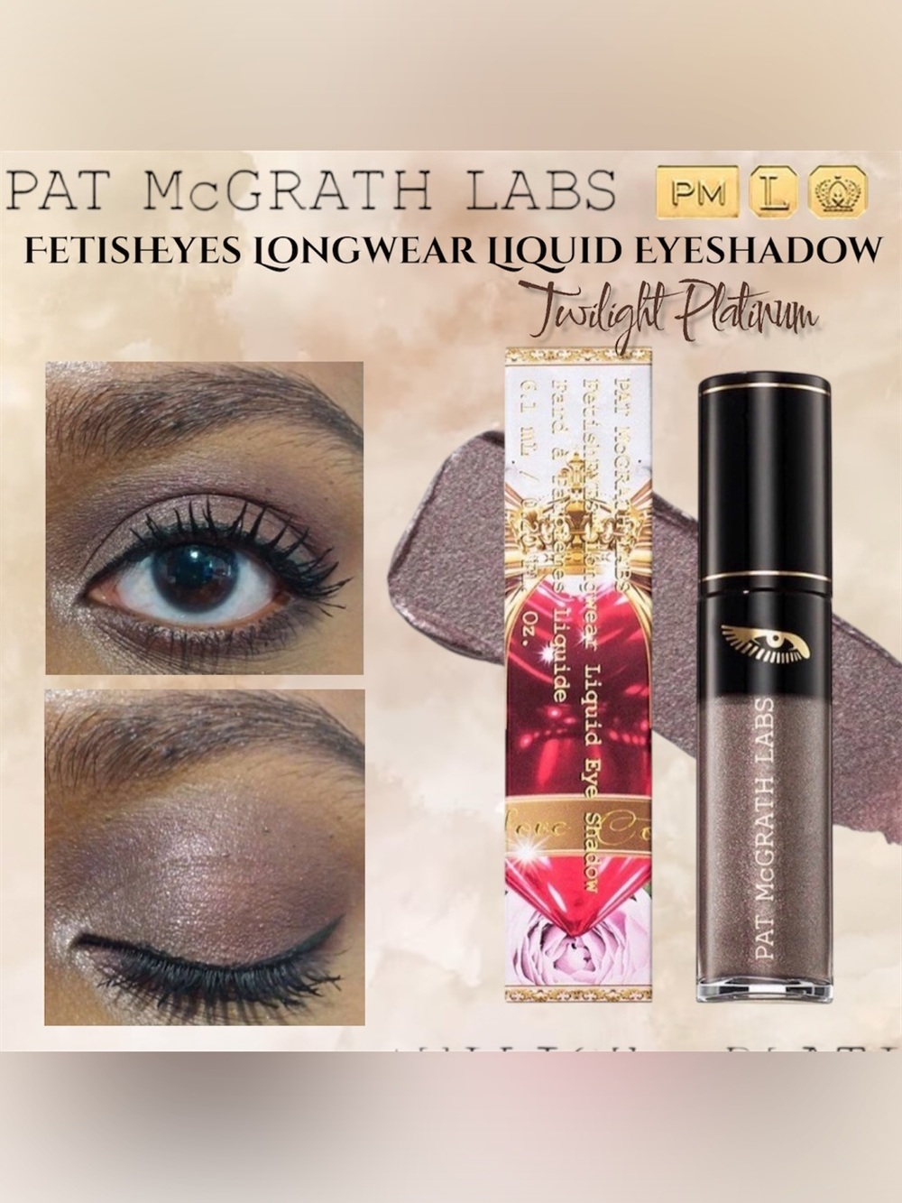 Pat McGrath Labs 🌟Fetisheyes Longwear Liquid Eyeshadow - Twilight Platinum